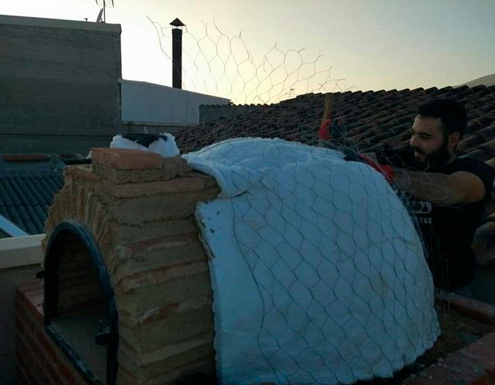 Montaje de horno en ladrillo curvo de Pereruela (Ciudad Real) - 1 - 2